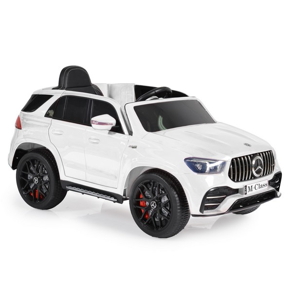 Продукт Акумулаторен джип M Class, 12V с меки гуми и кожена седалка - 0 - BG Hlapeta